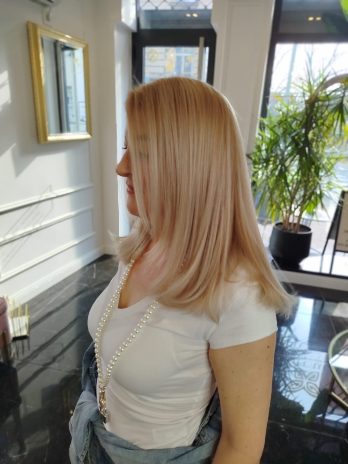 Posle transformacije kose - rezultat rada Jasne Bjelić